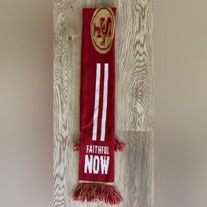 San Francisco 49ers NFL Scarf Faithful Now- Red